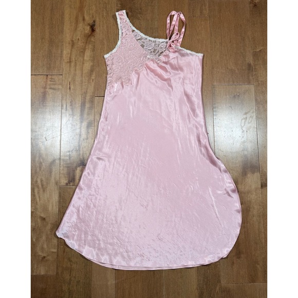 Victoria's Secret Other - Victoria's Secret Gold Label Pink Lace Tear Drop Nightgown Vintage 90's Wmns‎ Lg